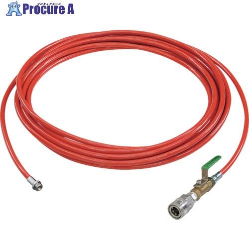 Asada 1/4PU洗管ホース コック付 20m クイックカプラ仕様  ■▼135-5388 HD...