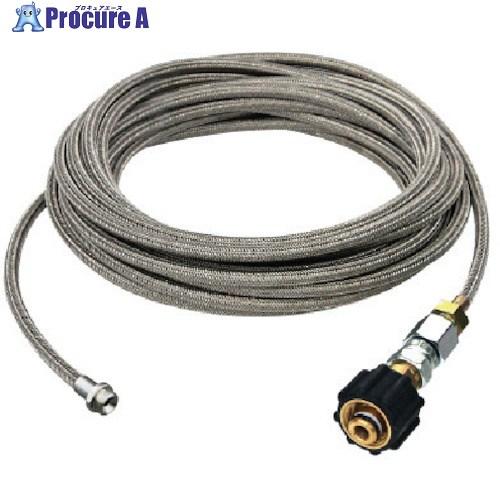 Asada 1/4SUS洗管ホース コック無 20m クイックカプラ仕様  ■▼135-5424 H...