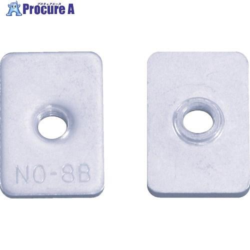 カメダ 角ナット NO-8B ねじ径M8 (50個入り)  ■▼139-1498 NO-8B  50...