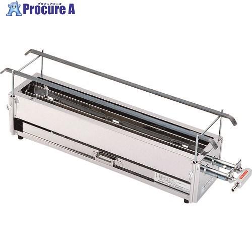 TKG SA18-0二本パイプ焼鳥器 (大) LPガス  ■▼139-2790 DYK061  1個