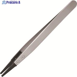 ENGINEER ESDピンセット 平タイプ  ▼147-8045 PTZ-46  1本｜procure-a