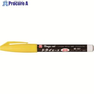 マジックインキ ドライエース 黄 ▼148-2592 MD-007-T5 1本