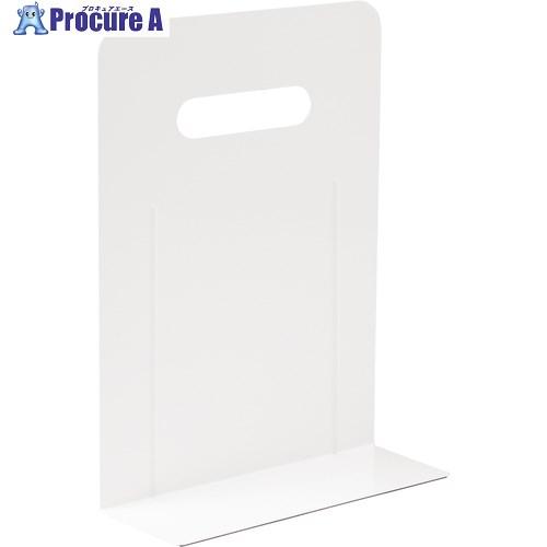 LIHIT ブックエンド・ハイタイプ(マグネット付)白  ▼149-4690 A7351-0  1枚