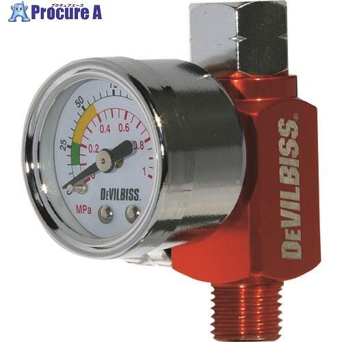 DeVilbiss ガン手元エアバルブ(ゲージ付)  ▼158-0153 HAV-503-B  1個