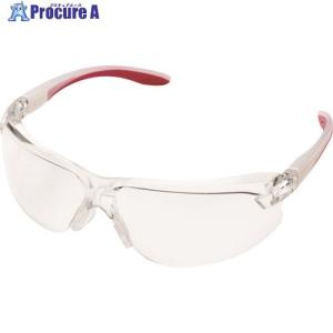 ミドリ安全 二眼型 保護メガネ MP-822 レッド  ▼158-4518