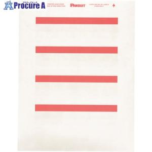 PANDUIT レーザープリンタ用回転ラベル 白 印字部25.4mmX12.7mm ラベル