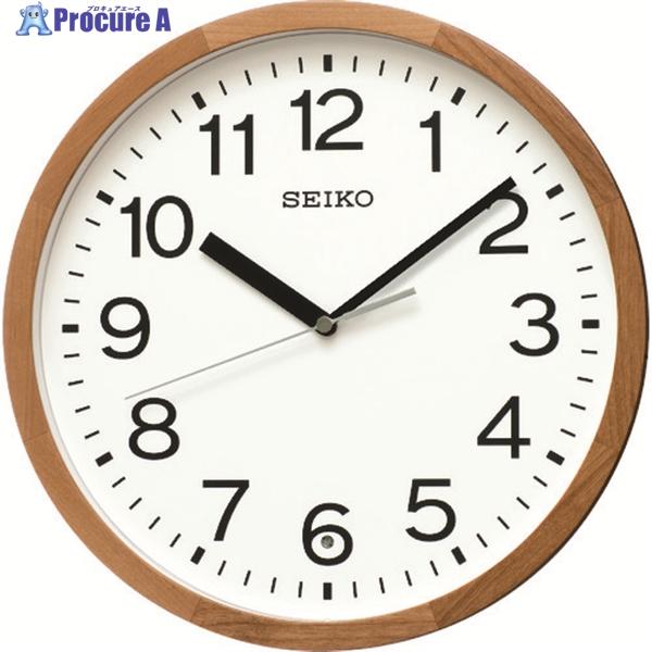 SEIKO 電波掛時計 “KX249B” 天然木枠  ▼158-7586 KX249B  1個