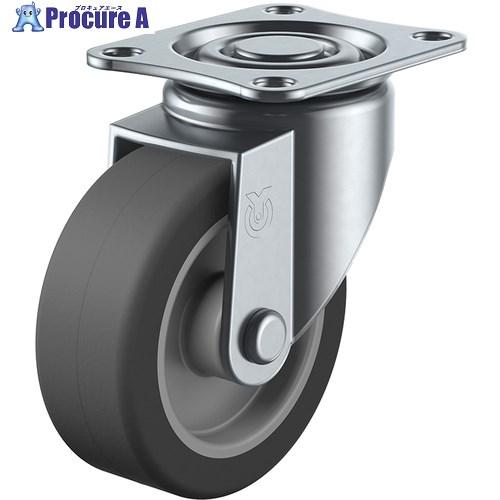ユーエイ プレート式 自在 キャスター エラストマー 車輪径50mm  Sタイプ SG型 取付寸法5...
