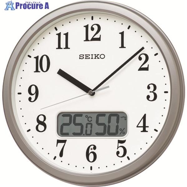 SEIKO 電波掛時計 “KX244S” (温度湿度表示付き)  ▼159-0808 KX244S ...