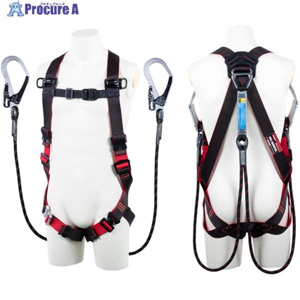 TSUYORON レヴォハーネス ツインランヤード付き Gブレード(黒) 黒・赤 Mサイズ  ▼16...