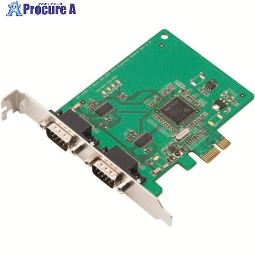 MOXA 2ポートRS-232C PCI Expressボード  ■▼168-8088 CP-102...
