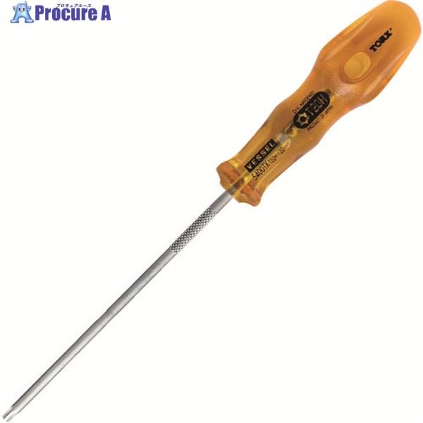 VESSEL パワーグリップトルクスドライバー5400TX T20H×120  ▼169-8761 ...