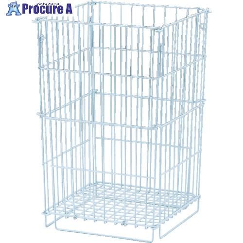 コンドル 屋外用ゴミ箱 パークワイヤーネット(折りたたみ式) 80L 白  ▼170-4435 YD...