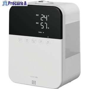 ■IRIS 112900 上給水超音波ハイブリッド加湿器 ブラック〔品番:AHMHUT55AB〕【7131801:0】[店頭受取不可] Iris（イリス） IRIS 112900 上給水超音波ハイブリッド加湿器 ブラック