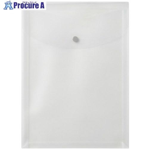 PLUS 88274)ポケット付エンベロープ 縦型マチ付 クリア  ▼195-9680 FL-120...