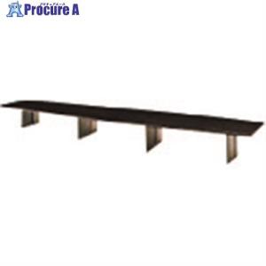 PLUS 22614)EX-600 会議用大型テーブル EX-6400WA BK ■▼196-1761 EX-6400WA BK 1台