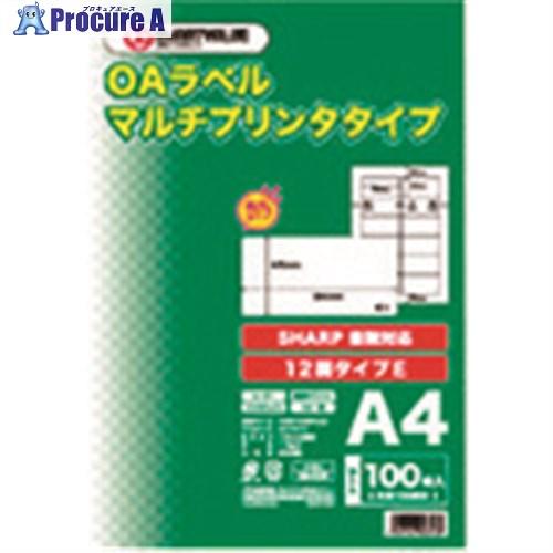 JTX 832106)OAマルチラベルE 12面100枚X5冊A130J5  ■▼196-3136 ...