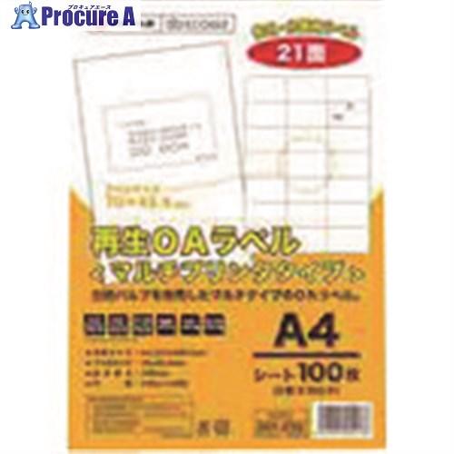 JTX 886558)再生OAラベル 21面 箱500枚 A227J5  ■▼196-4810 A2...