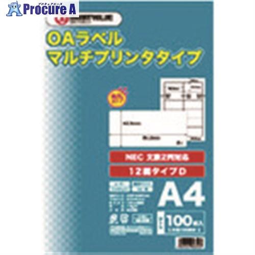 JTX 832105)OAマルチラベルD 12面100枚X5冊A129J5  ■▼197-2447 ...