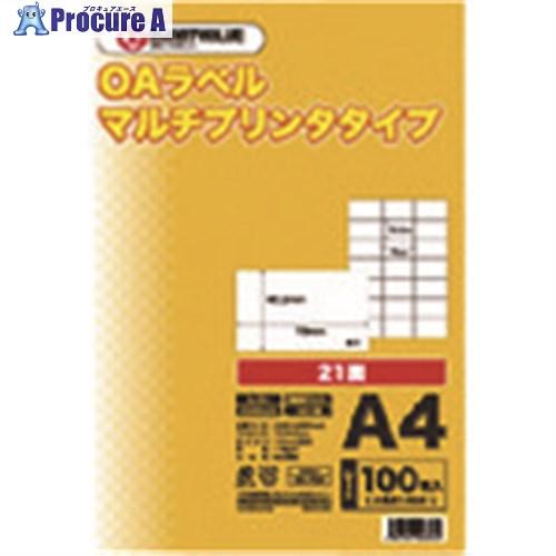 JTX 832112)OAマルチラベル 21面100枚X5冊A240J5  ■▼197-2510 A...