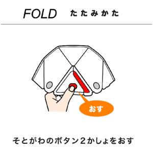 ミドリ安全 子ども用 防災用折りたたみヘルメッ...の詳細画像3