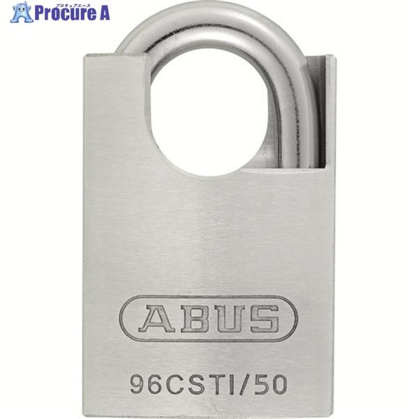 ABUS シャックルガード付シリンダー南京錠 TITALIUM 96CSTI/50  ▼201-35...