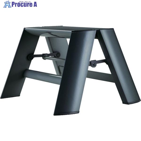 ハセガワ 踏台 ルカーノ 1ステップ ブラック(17014)  ▼201-3560 ML1.0-1(...