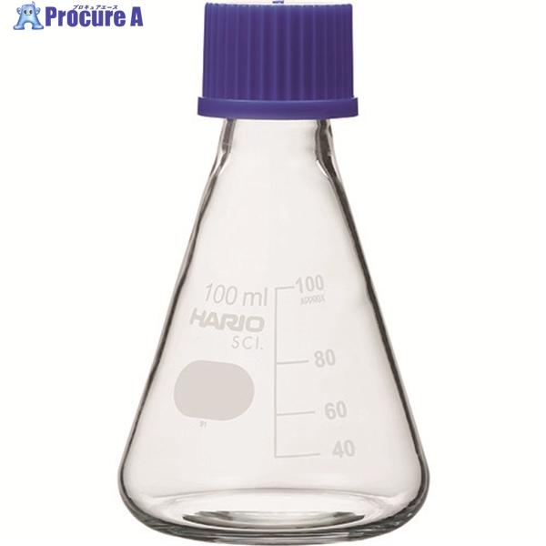 HARIO 耐熱ねじ口三角フラスコ 100ml  ▼206-5663 NSF-100-SCI  1個