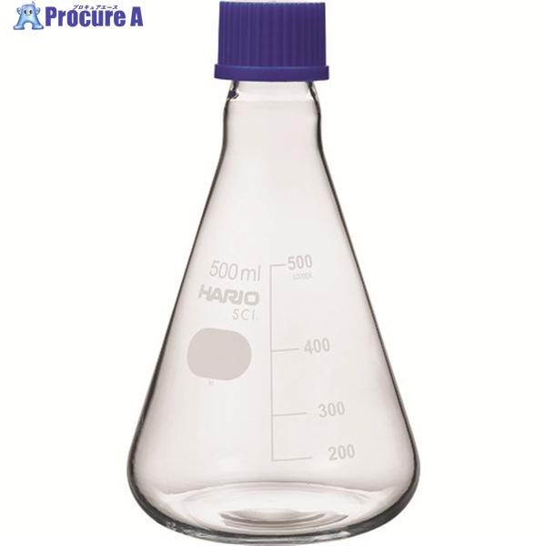 HARIO 耐熱ねじ口三角フラスコ 500ml  ▼206-5665 NSF-500-SCI  1個