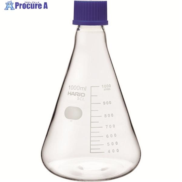 HARIO 耐熱ねじ口三角フラスコ 1，000ml  ▼206-5666 NSF-1L-SCI  1...