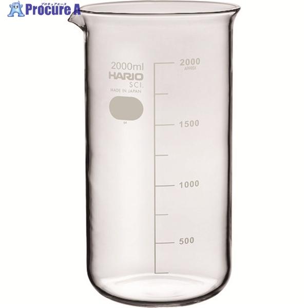 HARIO トールビーカー 目安目盛付 2000ml  ▼206-5671 TB-2L-SCI  1...