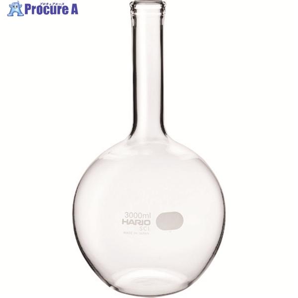 HARIO 平底フラスコ 3000ml  ▼206-5678 HF-3L-SCI  1個