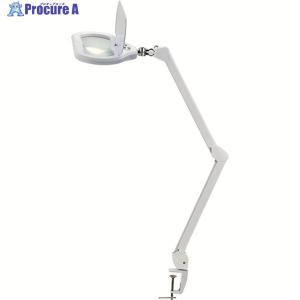 SK アーム式LED拡大鏡 無段階調光機能付 2倍 170x105mm ▼207-1776 LS2-S170AD 1台