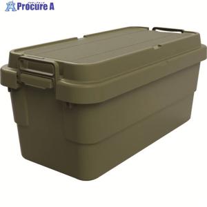 TRUSCO トランクカーゴ フラット天板仕様 70L ОD色  ▼207-3999 ODCF-70  1台