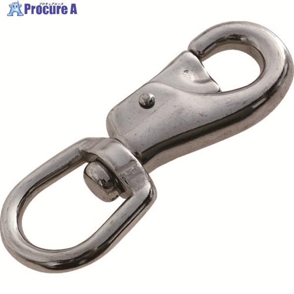TRUSCO ステンレス スイベルスナップ強力タイプ 線径7mm 長さ113mm 許容荷重100kg...