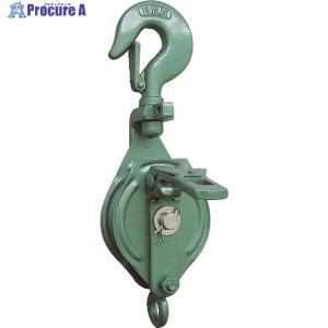 HHH 強力型滑車一車スナッチ フック型100mm  ▼215-5478 100X1S  1個｜プロキュアエース