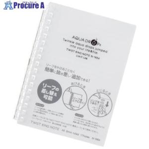 LIHIT ツイストノート 乳白 A6-17穴 ■▼227-5880 N1664-1 1冊