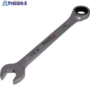 MUSTTOOL シャークギアレンチ 19mm MWS-19  ▼231-0868 12349  1丁｜procure-a