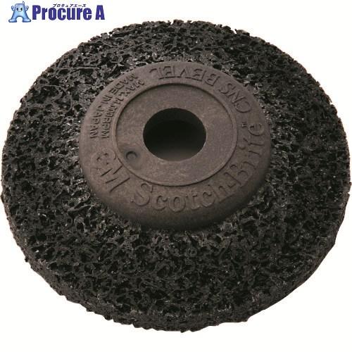 3M スコッチ・ブライト CNSベベルブラック エアー工具用 #120相当  ▼233-0334 C...