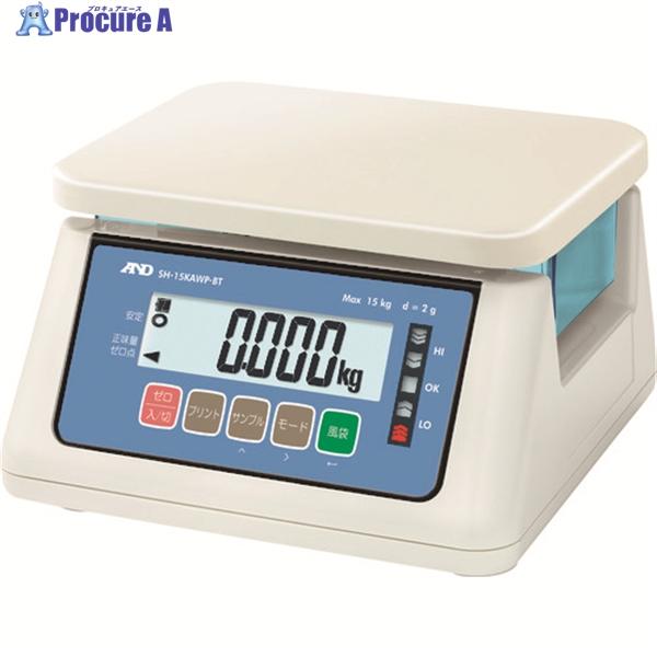 A＆D 防塵・防水はかりワイヤレス通信モデル SH-15KAWP-BT  ▼240-9227 SH-...