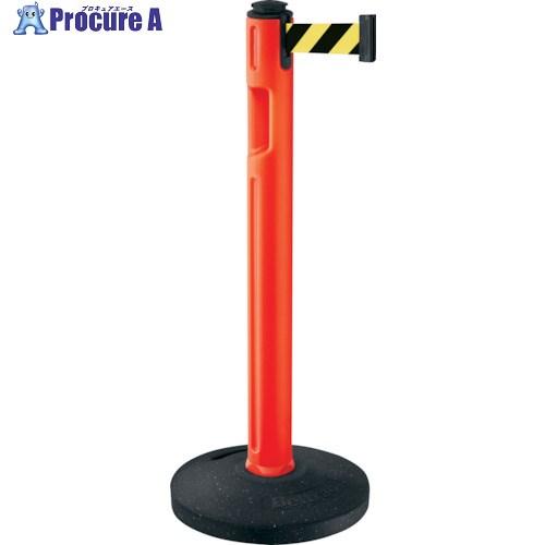 コンドル ガイドポール 80-5000R(再生ゴムタイプ) 支柱橙 ベルトトラ柄  ■▼245-62...