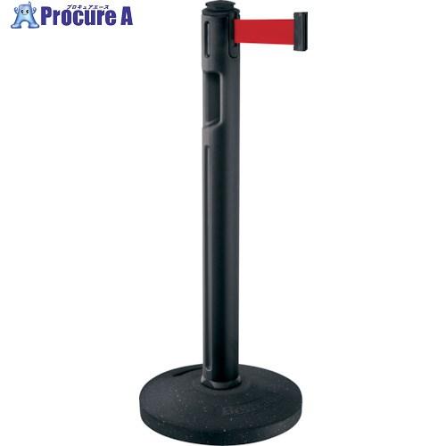 コンドル ガイドポール 80-5000R(再生ゴムタイプ) 支柱黒 ベルト赤  ■▼246-2723...