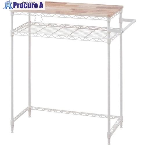 IRIS 517782 カラーメタルラック ペール上ラック ロータイプ ホワイト  ■▼248-68...