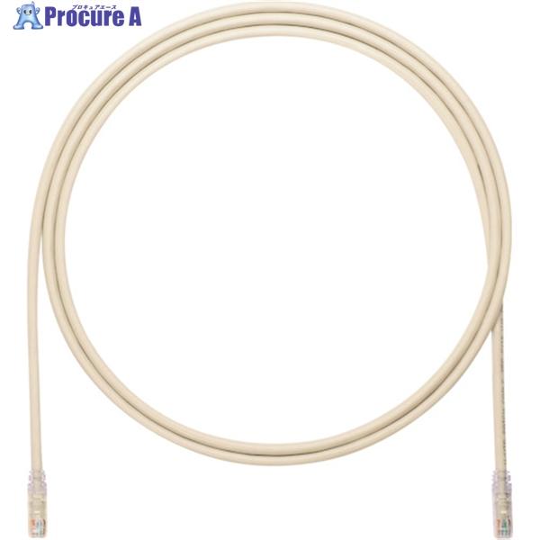 PANDUIT カテゴリ6A UTPパッチコード 24AWG単線 ケーブル径:Φ6.4mm 10m ...