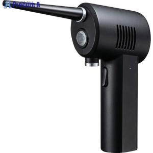 SANWA 電動エアダスター エアーダスター 電動 充電式 強力 ハイパワー ブロワー ガス不使用 逆さ噴射対応 ▼250-1467 CD-ADE1BK 1個