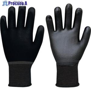 福徳 ガムテープが付きにくいPU ブラック L ▼250-3320 406-L-BLK 1双