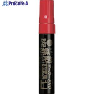 マジックインキ ガテン無敵マーカーPRO 極太 パック 赤  ▼250-3998 GMGDP-T2  1本｜procure-a