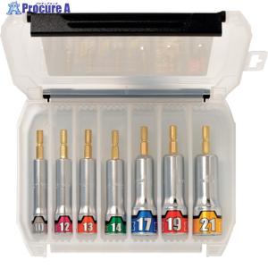 トップ工業 (TOP) 電動ドリル用 コンパクトソケット 9本組セット EDS-824CS TOP（トップ） コンパクトソケット 9本組 EDS-824CS トップ工業 工具