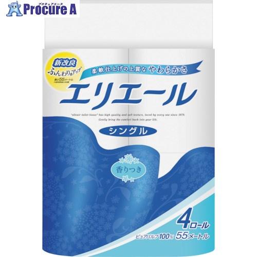 エリエール エリエールトイレットティシュー4R(シングル)  ■▼253-3033 823282  ...