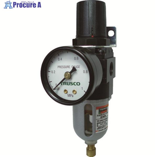 TRUSCO フィルターレギュレーター 口径Rc1/4 最大流量0.5  ▼254-9611 TP-...